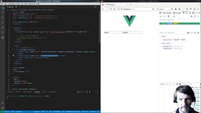 Vue.js Forms Part 1 Hello World @submit v-model modifiers смотреть онлайн
