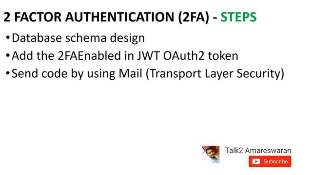 #1 Two Factor Authentication | 2FA | Spring Boot OAuth2 Security смотреть онлайн