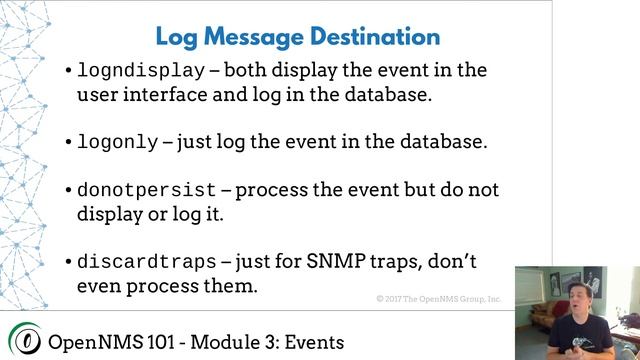 OpenNMS 101 - Module 3: Events смотреть онлайн