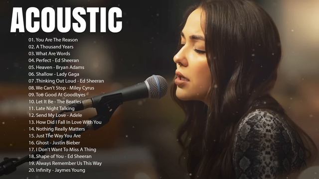 Acoustic Songs Cover 2024 Collection - Best Guitar Acoustic Cover Of Popular Love Songs Ever