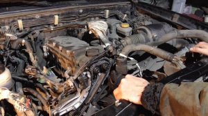 Ниссан NP300 как поменять цепь ГРМ клапан EGR