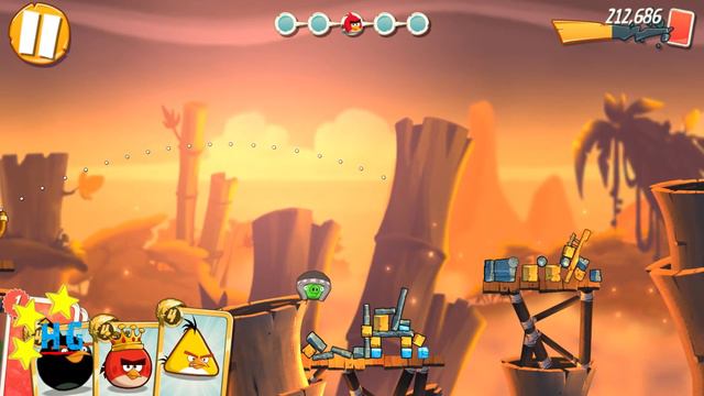 Angry Birds 2 - 3 Stars Walkthrough Level 227 [4K 60FPS] смотреть онлайн