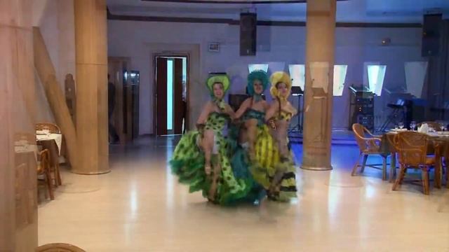 Танец "Кан-кан" от шоу-балета Пантера, Иркутск смотреть онлайн