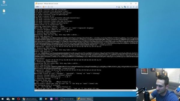 Alpine Linux and Docker Installation (2019)