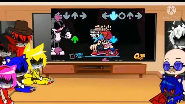 Sonic forces react to Fnf mod Sonic.exe