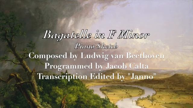 Beethoven: Bagatelle in F Minor (Piano Sketch) - Throwback Thursday смотреть онлайн