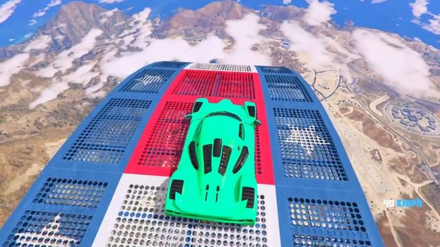 GTA 5: AVENGERS ARMY vs SUPER MEGA RAMP JUMP CHALLENGE! #5 (HOLI SPECIAL!) смотреть онлайн