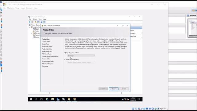 SQL Server 2017 Failover Cluster Installation - Add Node смотреть онлайн