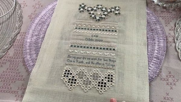 Heirloom Birth Sampler от Victoria Sampler готовая работа???