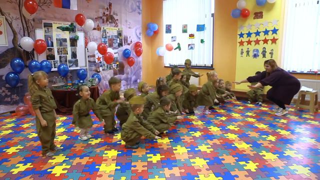 День защитника отечества. Солнышко, 3 группа смотреть онлайн