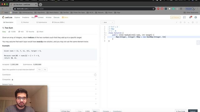 LeetCode 1 Two Sum смотреть онлайн