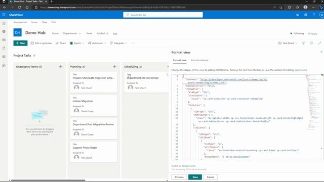 How To Use SharePoint List Card Layouts & JSON Formatting смотреть онлайн