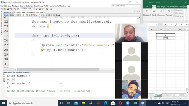 OOD -Sec2- Lecture 1 - One Dimensional Array смотреть онлайн