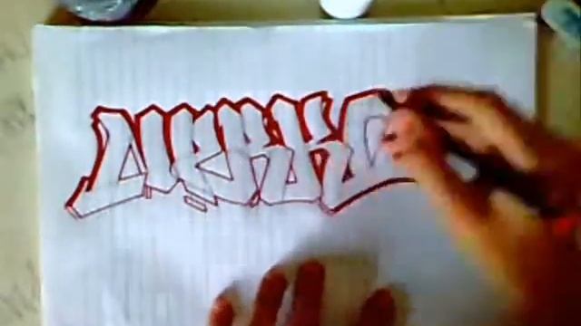 Drawing graffiti blackbook sketch #2 - made by NERKO смотреть онлайн