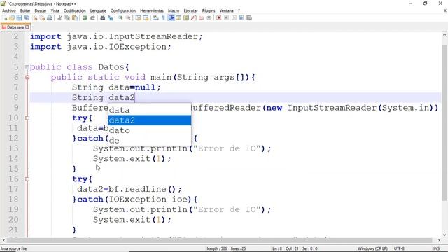 Obtener datos en java con BufferedReader смотреть онлайн