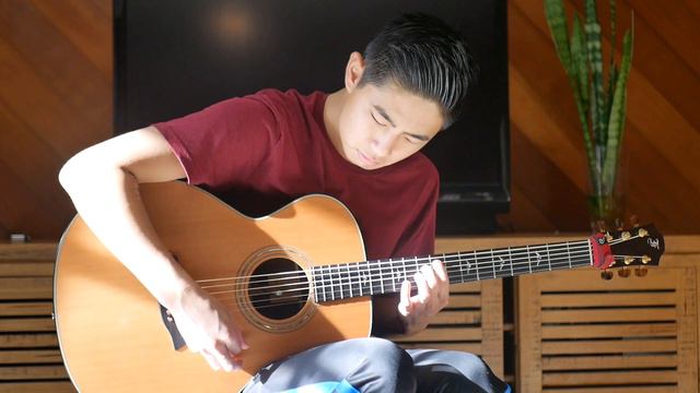 Waiting by Calum Graham: Baritone Fingerstyle Guitar Cover смотреть онлайн