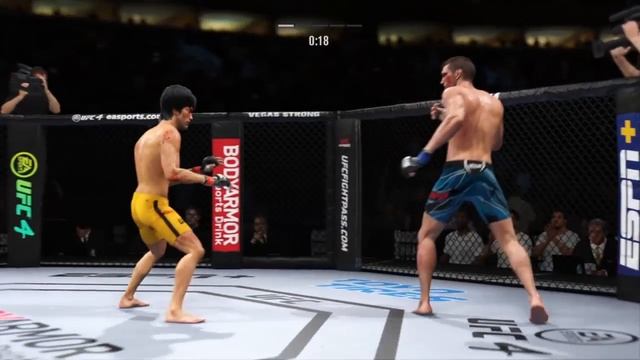 Bruce Lee Vs. Stephen Randall Thompson | Brazilian Jiu-Jitsu (EA Sports UFC 4)