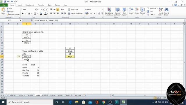Errors In Excel In Hindi | Formula error | #REF! | #VALUE! | #NULL! | #NUM! | #N/A |#NAME | #DIV/0! смотреть онлайн