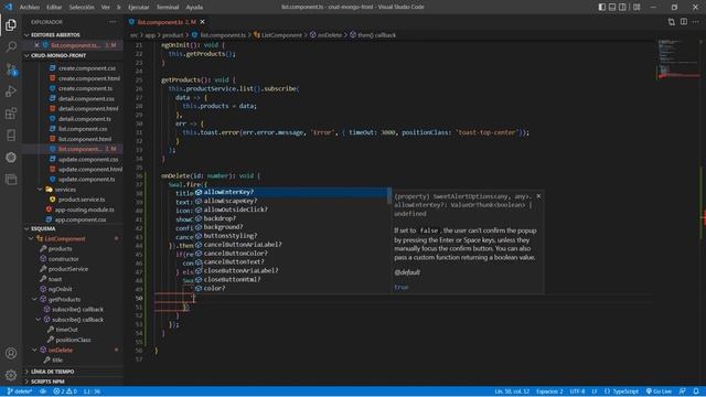 CRUD Básico MongoDB Spring Boot Angular: Capítulo 8: Eliminar смотреть онлайн