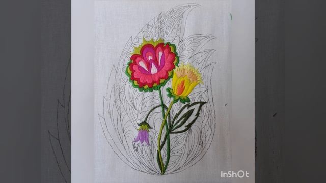 Вышивка антистресс «Ночные цветы» смотреть онлайн