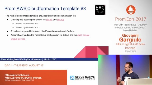 PromCon 2017: Play with Prometheus - Journey to Make “testing in Production” More Reliable смотреть онлайн