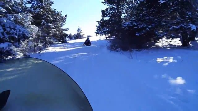 Крым, снег на плато Ай-Петри, гонки на снегоходах, январь 2016 года. смотреть онлайн