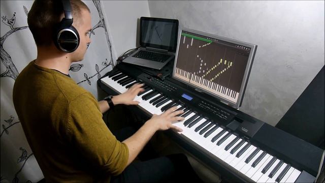 Final Fantasy VI - Terra's Theme (Kyle Landry, piano solo, midi, Synthesia) смотреть онлайн