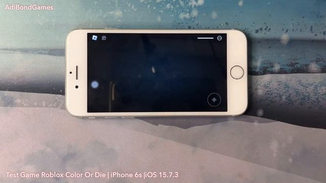 Test Game Roblox Color Or Die on iPhone 6s iOS 15.7.3 смотреть онлайн