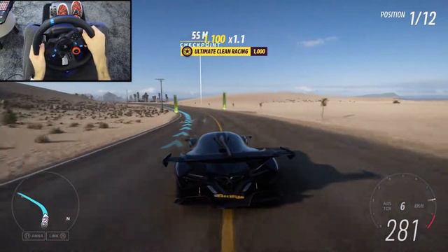 I won a long race w/ Welcome Pack Car (APOLLO INTENSA EMOZIONE) | Forza Horizon 5 | G29 смотреть онлайн