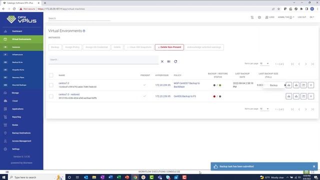 Catalogic DPX vPlus Backup and Recovery for Open VMs смотреть онлайн