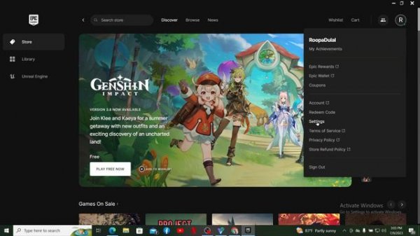 How to Hide Game Activity on Epic Games 2023?