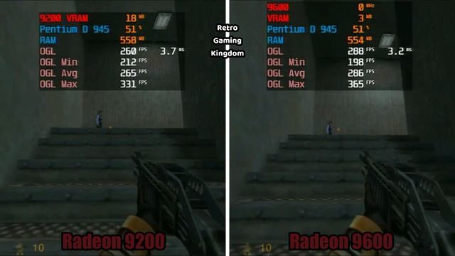 Radeon 9200 Vs Radeon 9600 Test In 11 Games (No FPS Drop - Capture Card)
