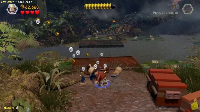 Lego Jurassic World: Level 14 Eric Kirby FREE PLAY (All Collectibles) - HTG смотреть онлайн