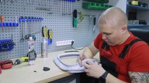 Чем заклеить манжету (резину) люка в стиральной машине?