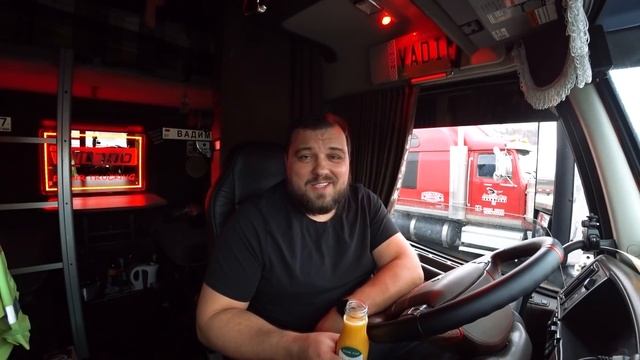 Дальнобой США.. Компания по ремонту грузовиков.. Мысли с унитаза.. Первый гололёд с приключениями.. смотреть онлайн