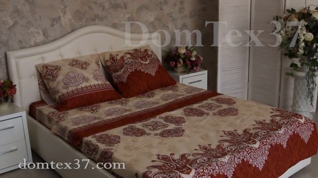 Постельное белье из бязи "КОРОЛЕВСКИЙ"/ видеообзор DomTex37 смотреть онлайн