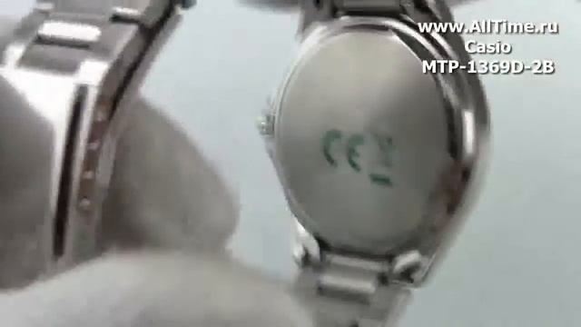 Мужские японские наручные часы Casio MTP-1369D-2B смотреть онлайн