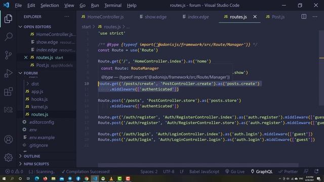 AdonisJS is a Node MVC framework | Routing Confusion | EP16 смотреть онлайн