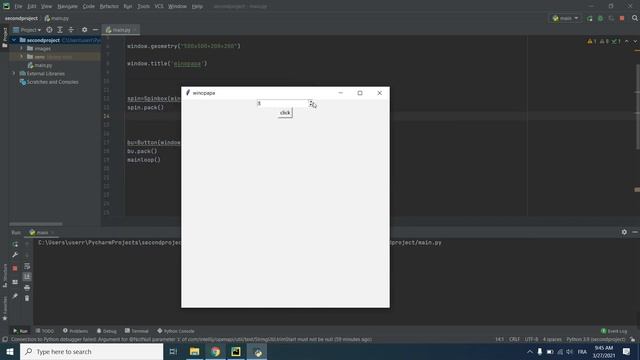 Course Python In Arabic | Python and Tkinter | 24 Spinbox Widget in Tkinter смотреть онлайн