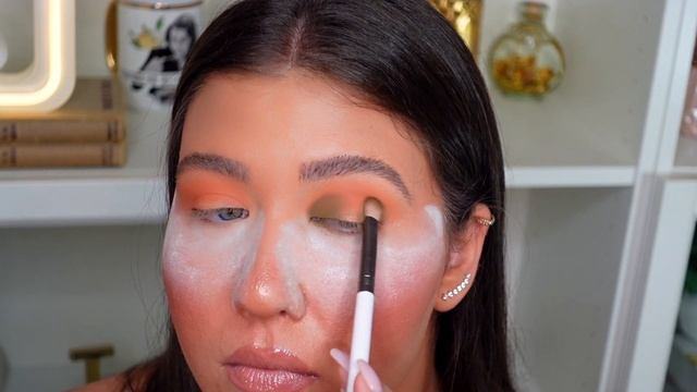 NEW! COLOURPOP "IT'S A MOOD" PALETTE! SMOKEY GREEN HALO EYE TUTORIAL смотреть онлайн