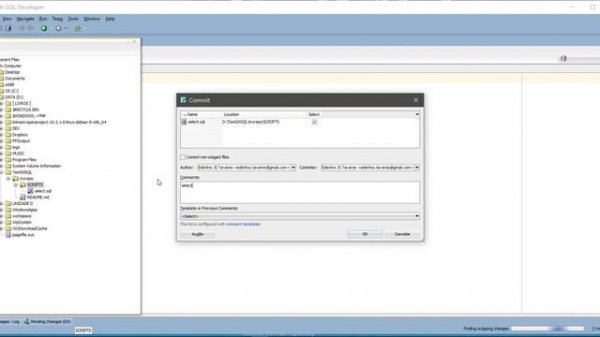 Using Git with Oracle SQL Developer