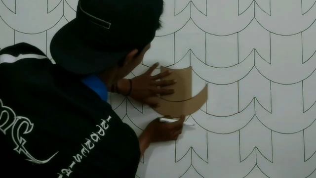 TUTORIAL 3D WALL PAINTING | 3D PAINTING ART ON WALL | SENI CAT TEMBOK 3D | SENI LUKIS 3D смотреть онлайн