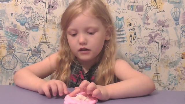 Розовый слайм из Китая. Обзор покупного слайма. Slime. Видео для детей. Video for kids. смотреть онлайн