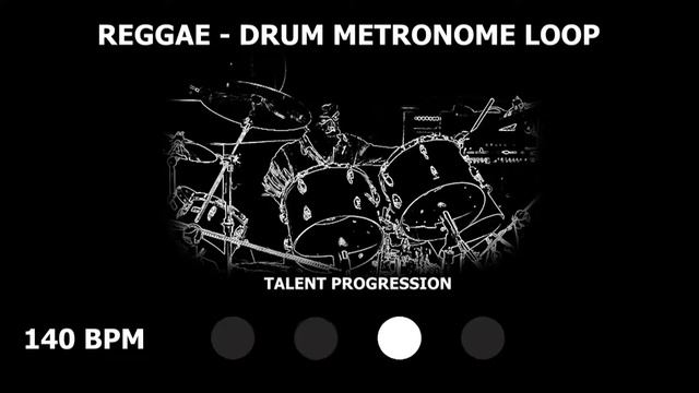 Reggae | Drum Metronome Loop | 140 BPM смотреть онлайн