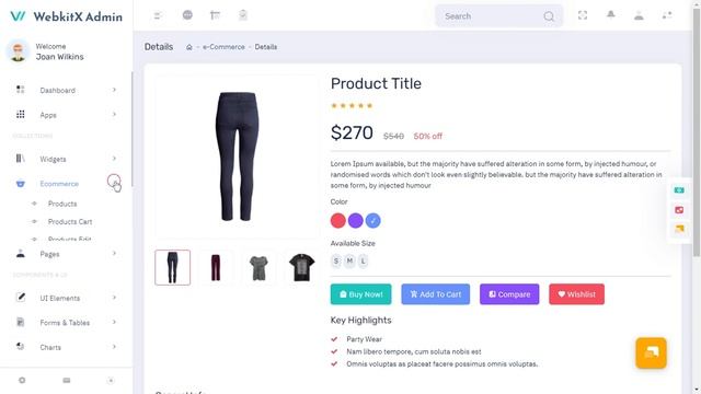 WebkitX Bootstrap Admin Templates with LTR Light Theme смотреть онлайн
