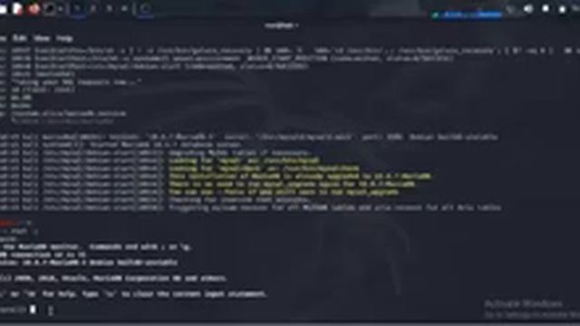 Setting a password and entering into MySQL environment смотреть онлайн
