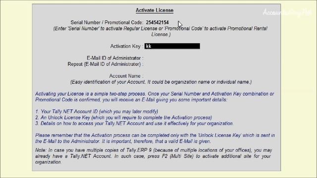 How to Activate Tally ERP 9 License - Beginners Guide смотреть онлайн