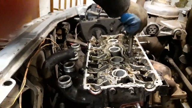 Как снять головку ваз 2110 16клапанов. продавило прокладку гбц. Замена прокладки гбц
