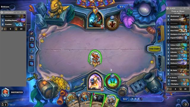 PIRATE ROGUE DECK (17-3) 3 HOOKTUSKS IN ONE GAME | HS RANKED STANDARD #23 смотреть онлайн