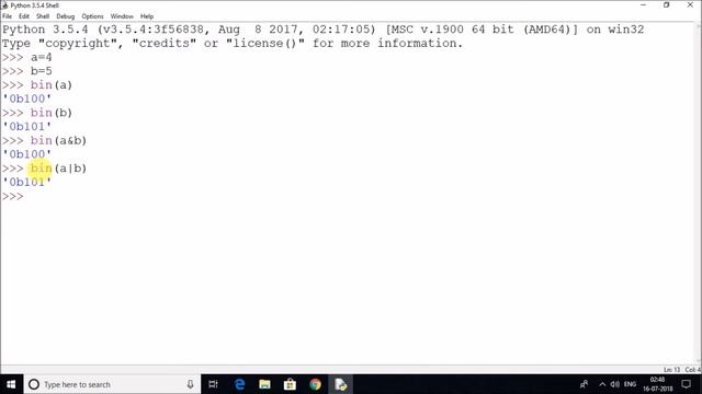 Python Programming Tutorial 19 - Bitwise Operator in Python смотреть онлайн